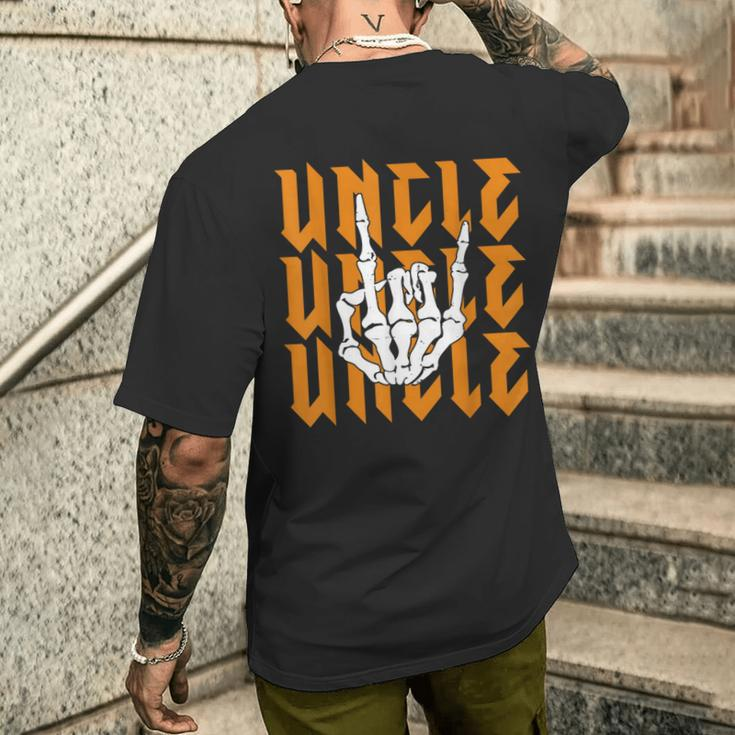 Bad Two Uncle To The Bone Birthday 2 Years Old Men's T-shirt Back Print Gifts for Him