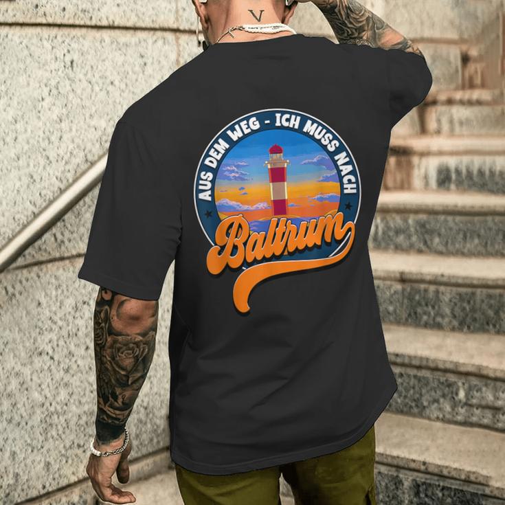 Baltrum S T-Shirt mit Rückendruck Geschenke für Ihn