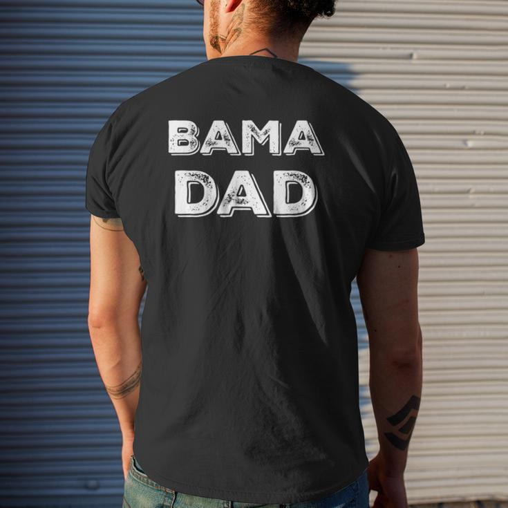 Bama Dad Alabama State Father's Day Mens Back Print T-shirt Gifts for Him