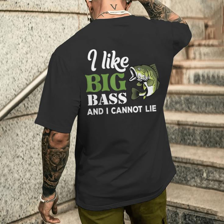  Bass Fishing I Like Big Bass And I Cannot Lie Angler Fisher  T-Shirt : Clothing, Shoes & Jewelry