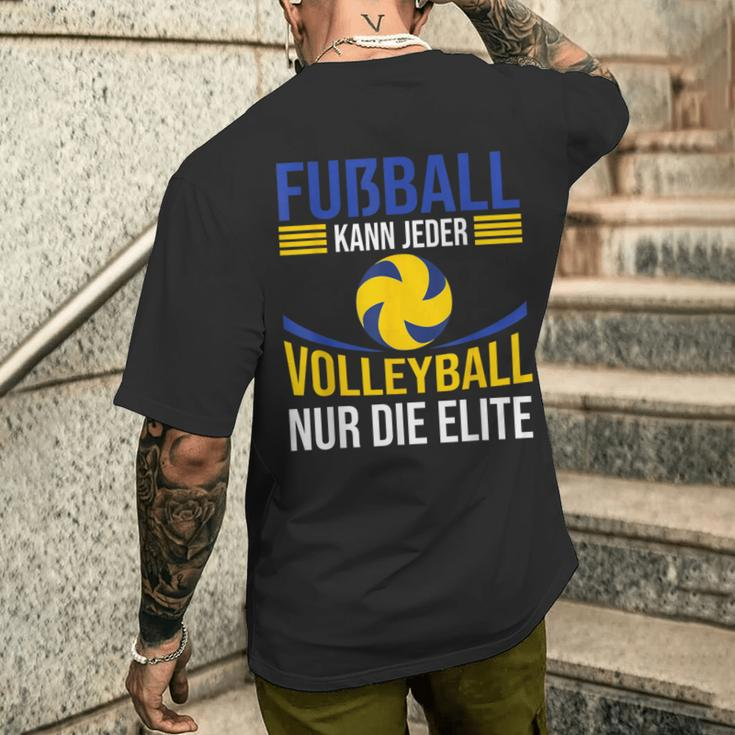 Beach Volleyball Player I Volleyballer T-Shirt mit Rückendruck Geschenke für Ihn