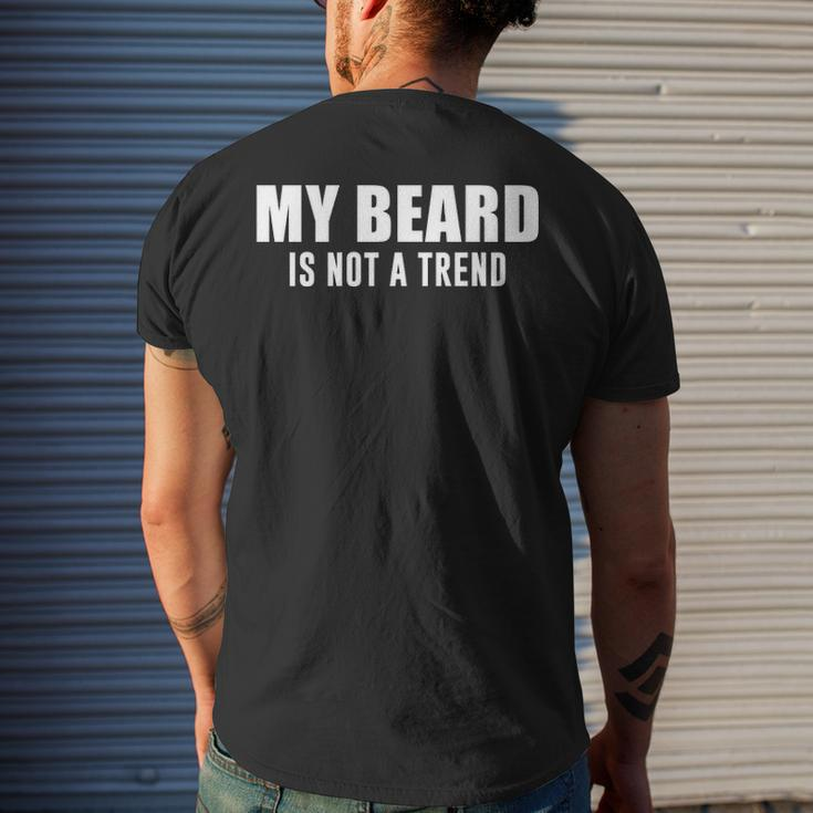 My Beard V4 Mens Back Print T-shirt Gifts for Him
