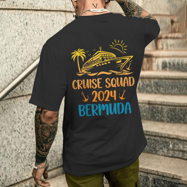 Bermuda Cruise Squad 2024 Family Holiday Matching Men's T-shirt Back Print Gifts for Him