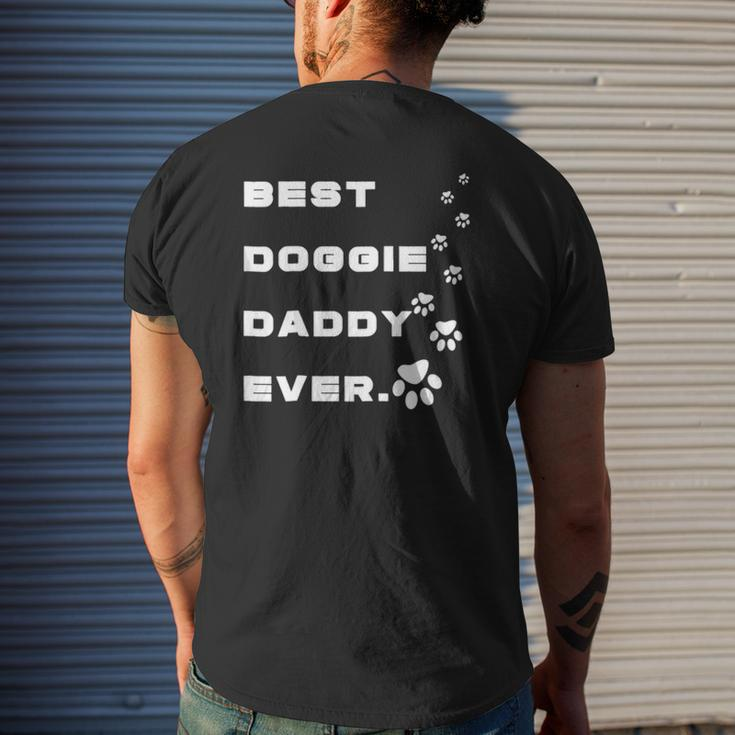 Best Doggie Daddy Ever Mens Back Print T-shirt Gifts for Him