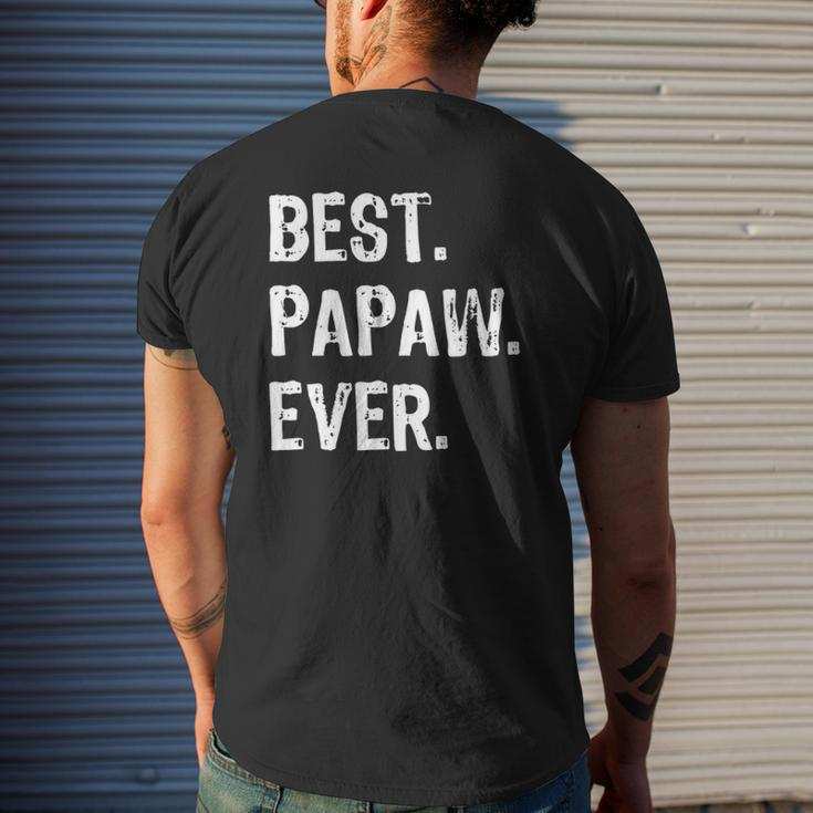 Best Papaw Ever Cool Father's Day Mens Back Print T-shirt Gifts for Him
