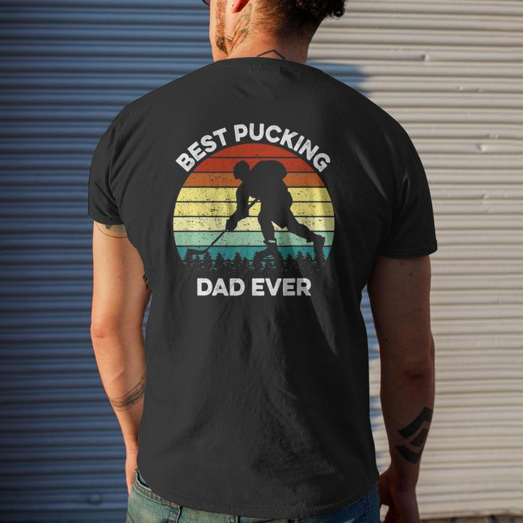 Best Pucking Dad Ever Father's Day Mens Back Print T-shirt Gifts for Him