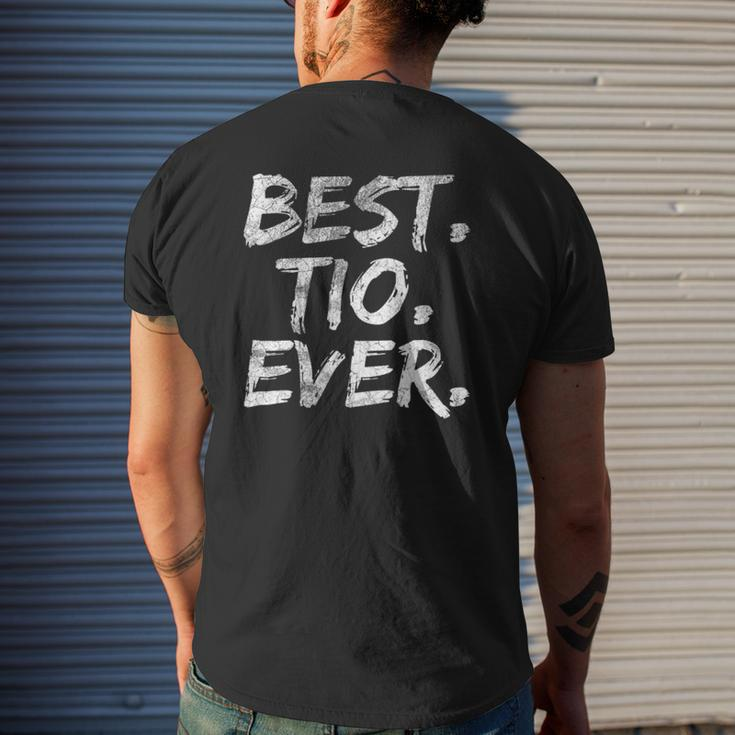 Best Tio Ever Grandpa Father's Day Mens Back Print T-shirt Gifts for Him