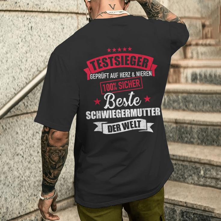 Beste Schwiegermutter Der Welt T-Shirt mit Rückendruck Geschenke für Ihn