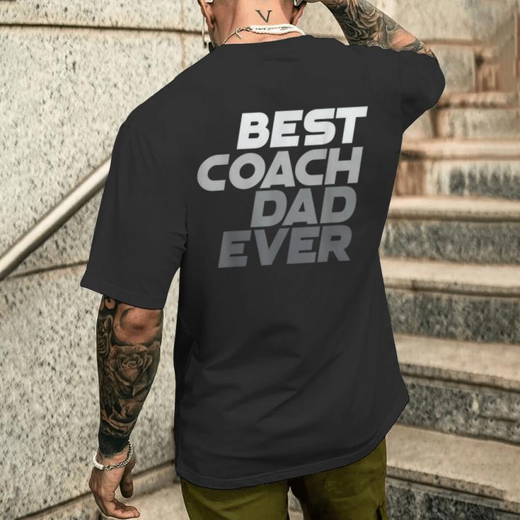 Bester Trainer Aller Zeiten Besterater Aller Zeiten Bester Trainer Papa Aller Zeiten Zitate T-Shirt mit Rückendruck Geschenke für Ihn