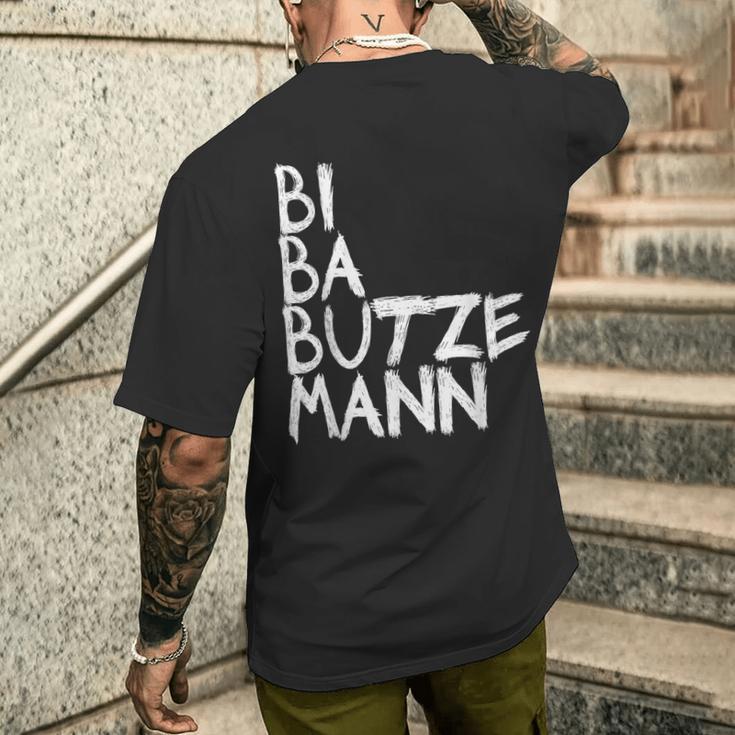 Biba Butzemann Schwarzes Kurzärmliges Herren-T-Kurzärmliges Herren-T-Shirt, Graffiti-Schrift Design Geschenke für Ihn