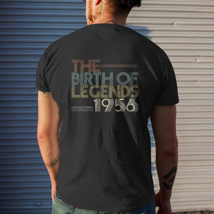 The Birth Of Legends 1956 Aged 62 Years Old Being Classic Mens Back Print T-shirt Gifts for Him