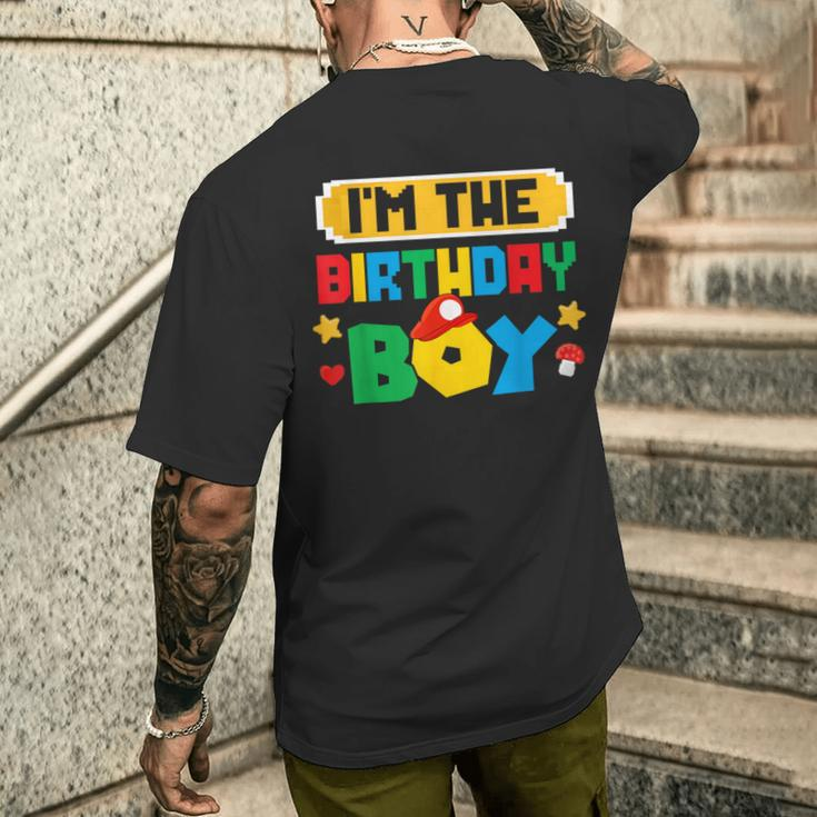 Im The Birthday Boy Game Gaming Family Matching Men's T-shirt Back Print Gifts for Him