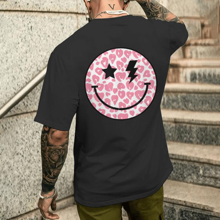 Blitz Blitz Leopard Print Pink T-Shirt mit Rückendruck Geschenke für Ihn