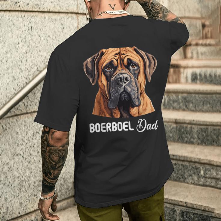 Boerboel Papa Dog Boerboel T-Shirt mit Rückendruck Geschenke für Ihn