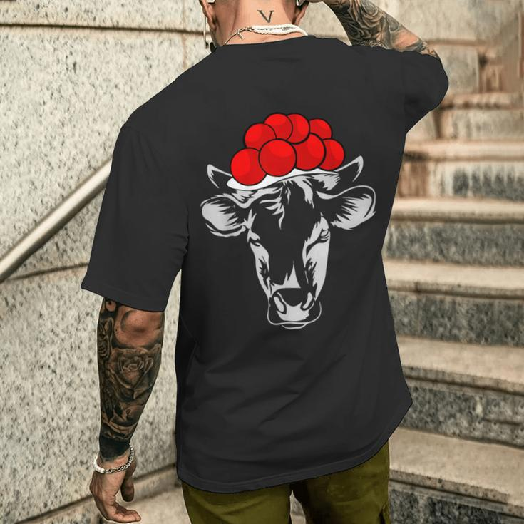 Bollenhut Kuh Heimat Schwarzwald Forest Rind T-Shirt mit Rückendruck Geschenke für Ihn