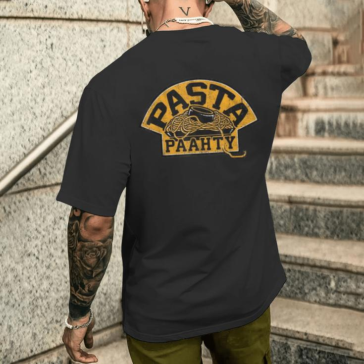 Boston Hockey Pasta Party Pasta Paahty Men's T-shirt Back Print Funny Gifts