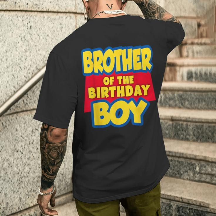 Brother Of The Birthday Boy Toy Story Decorations Men's T-shirt Back Print Gifts for Him