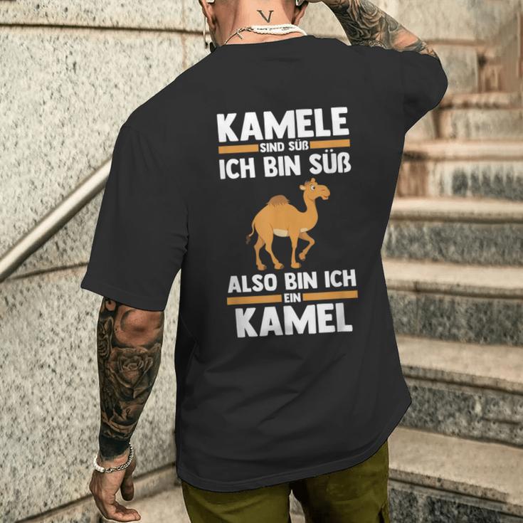 Camel T-Shirt mit Rückendruck Geschenke für Ihn