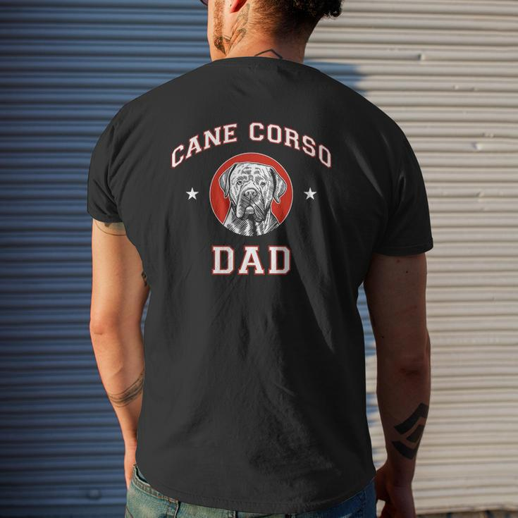 Cane Corso Dad Pet Lover Mens Back Print T-shirt Gifts for Him