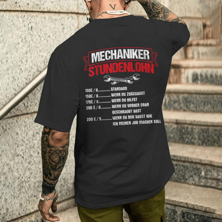 Car Mechanic Geselle Meister T-Shirt mit Rückendruck Geschenke für Ihn