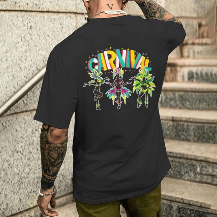 Carnival In Rio De Janeiro T-Shirt mit Rückendruck Geschenke für Ihn