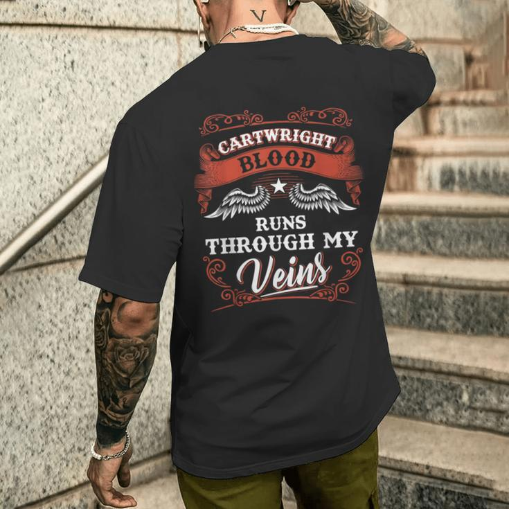 Cartwright Blood Runs Through My Veins Youth Kid 2K3td Men's T-shirt Back Print Gifts for Him