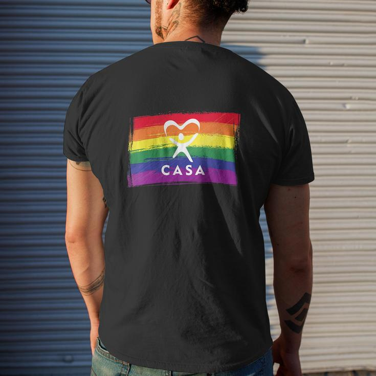 Casa Court Appointed Special Advocates Mens Back Print T-shirt Gifts for Him