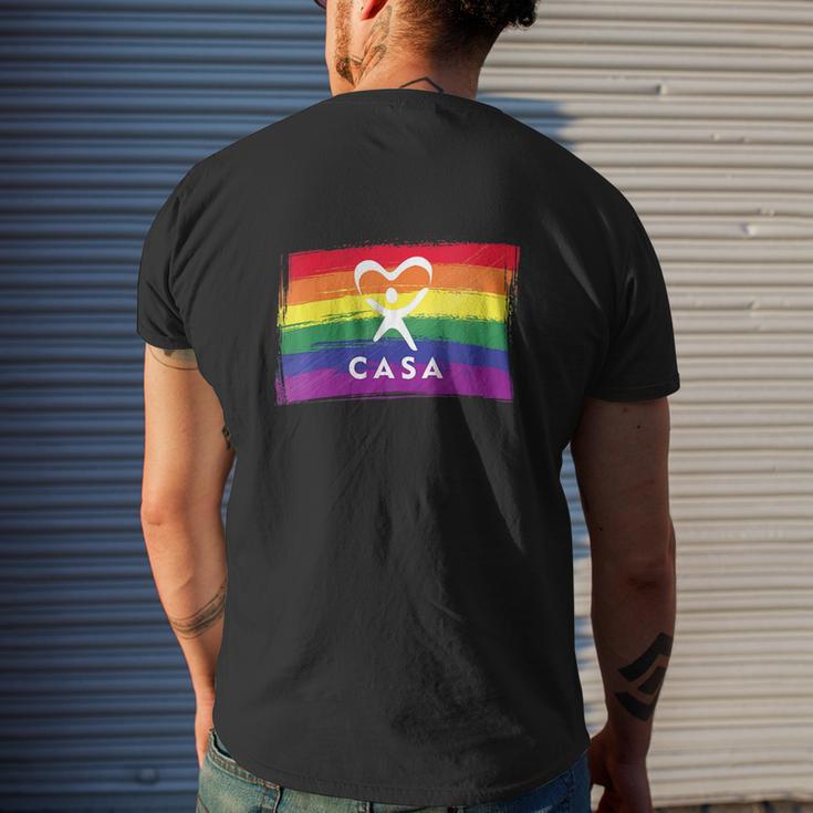 Casa Court Appointed Special Advocates V2 Mens Back Print T-shirt Gifts for Him