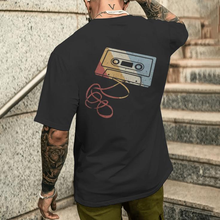 Cassette Retro Styleintage T-Shirt mit Rückendruck Geschenke für Ihn