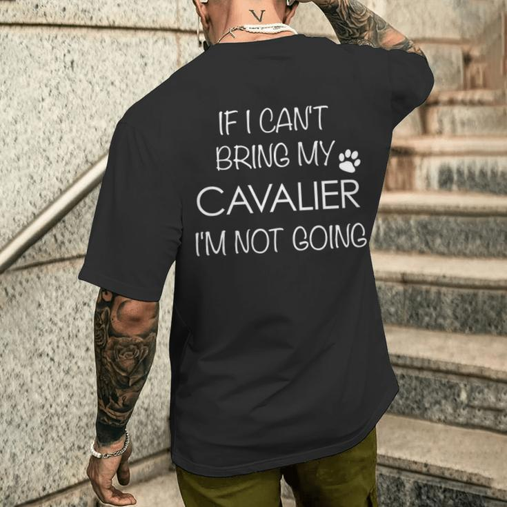 Cavalier King Charles Spaniel Mom Dad Men's T-shirt Back Print Gifts for Him