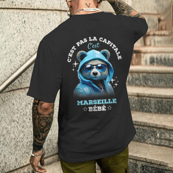 T-Shirt Humour Marseille – ‘C’est Pas La Capitale C’est Marseille Bébé’ – Coupe Classique Léger