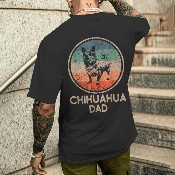 Chihuahua Dog -Intage Dad Chihuahua Dad S T-Shirt mit Rückendruck Geschenke für Ihn