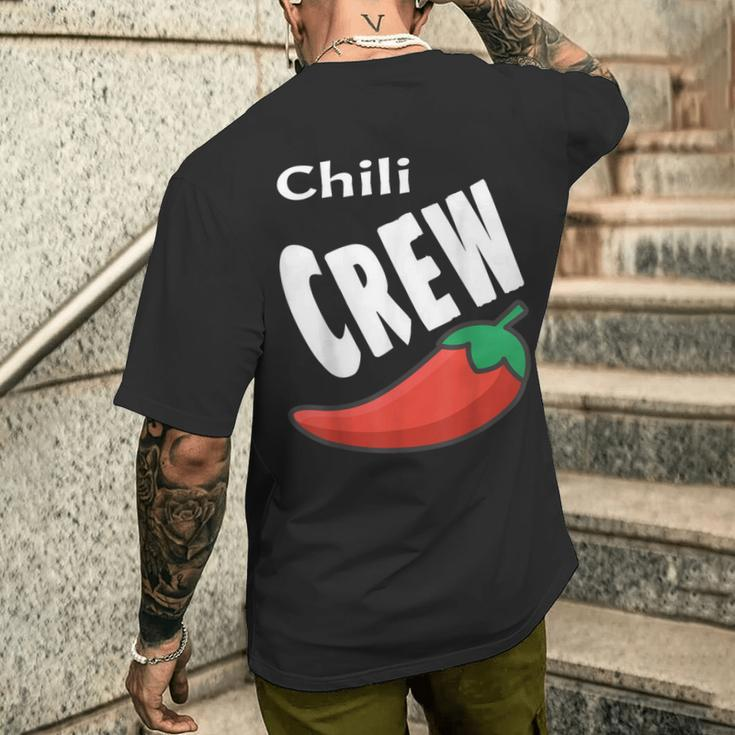 Chili Crew Lustiger Chili-Cook-Off-Gewinner Für Feinschmecker T-Shirt mit Rückendruck Geschenke für Ihn