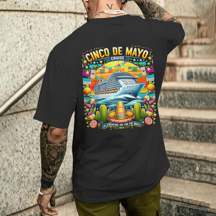 Cinco De Mayo Cruise 2024 Men's T-shirt Back Print Gifts for Him
