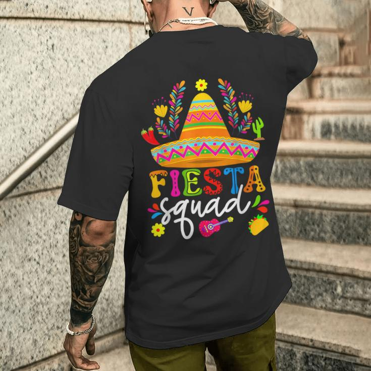 Cinco De Mayo Fiesta Squad Mexican Party Cinco De Mayo Party Men's T-shirt Back Print Gifts for Him