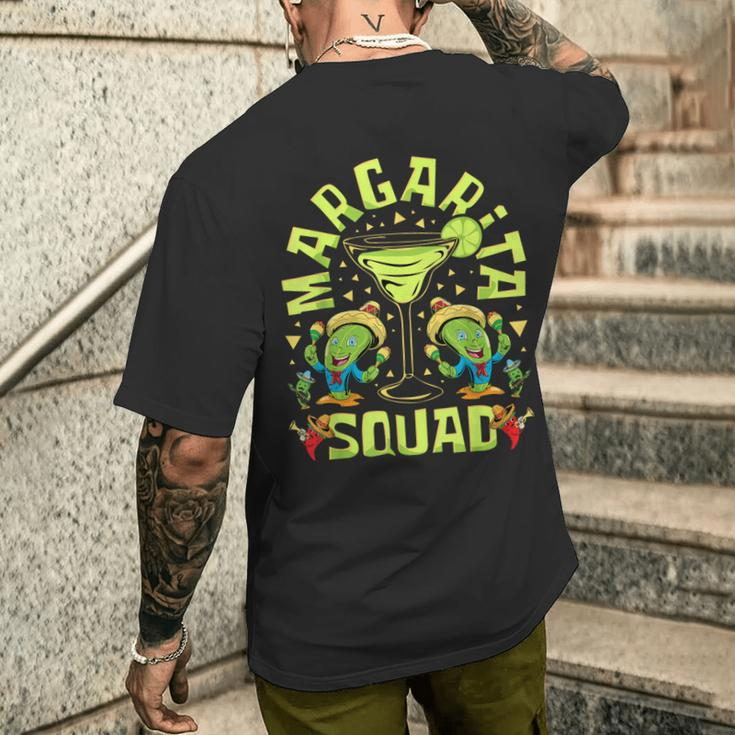 Cinco De Mayo Margarita Squad Men's T-shirt Back Print Gifts for Him