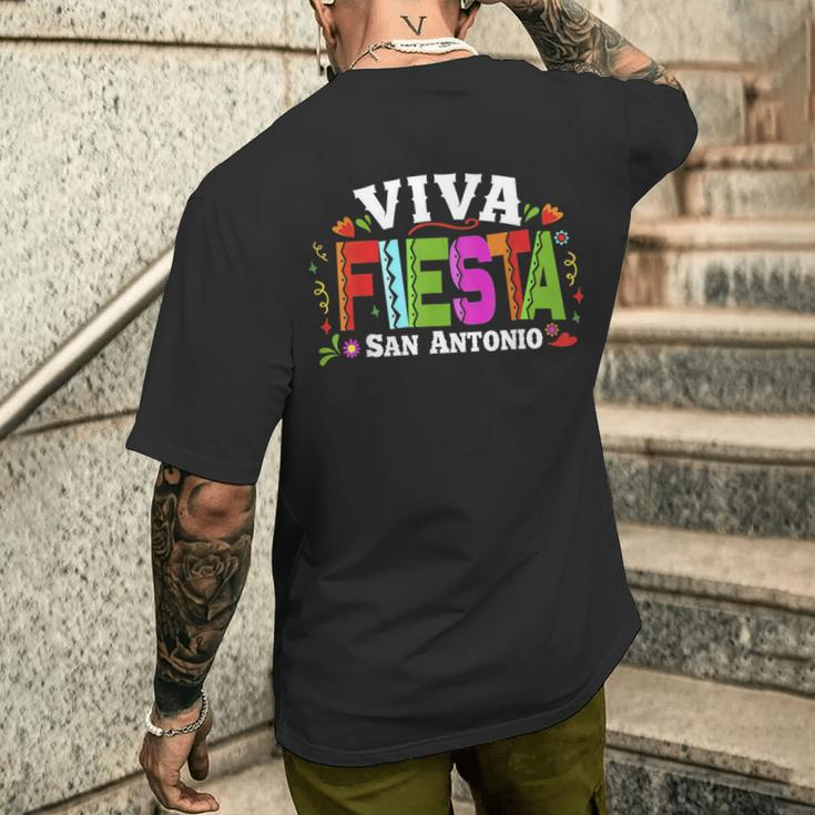 Cinco De Mayo Viva Fiesta San Antonio Men's T-shirt Back Print Gifts for Him