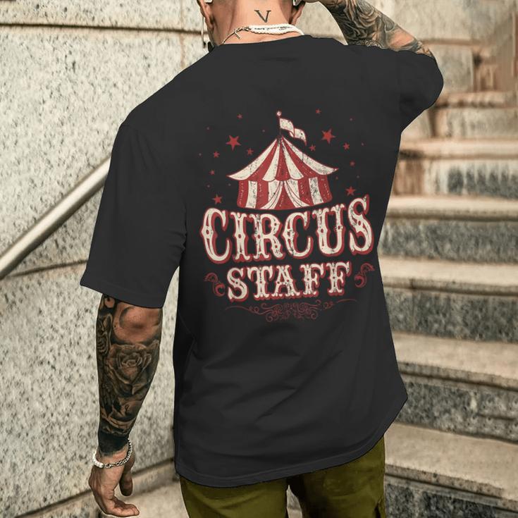 Circus Staff Vintage Circus Circus Staff T-Shirt mit Rückendruck Geschenke für Ihn