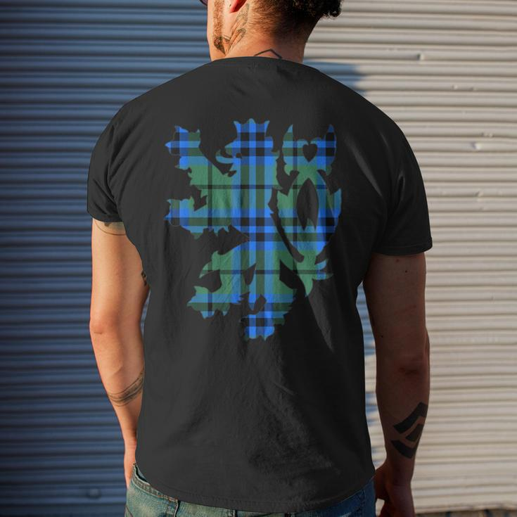 Clan Falconer Tartan Scottish Family Name Scotland Pride Men's T-shirt Back Print Gifts for Him