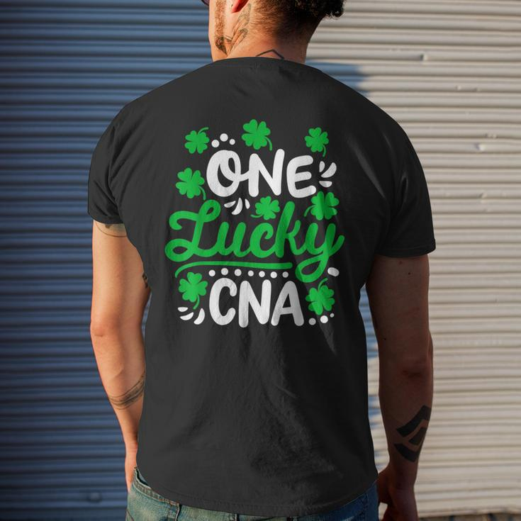 Cna Certified Nursing Assistant St Patrick's Day Irish Cna Men's T-shirt Back Print Gifts for Him