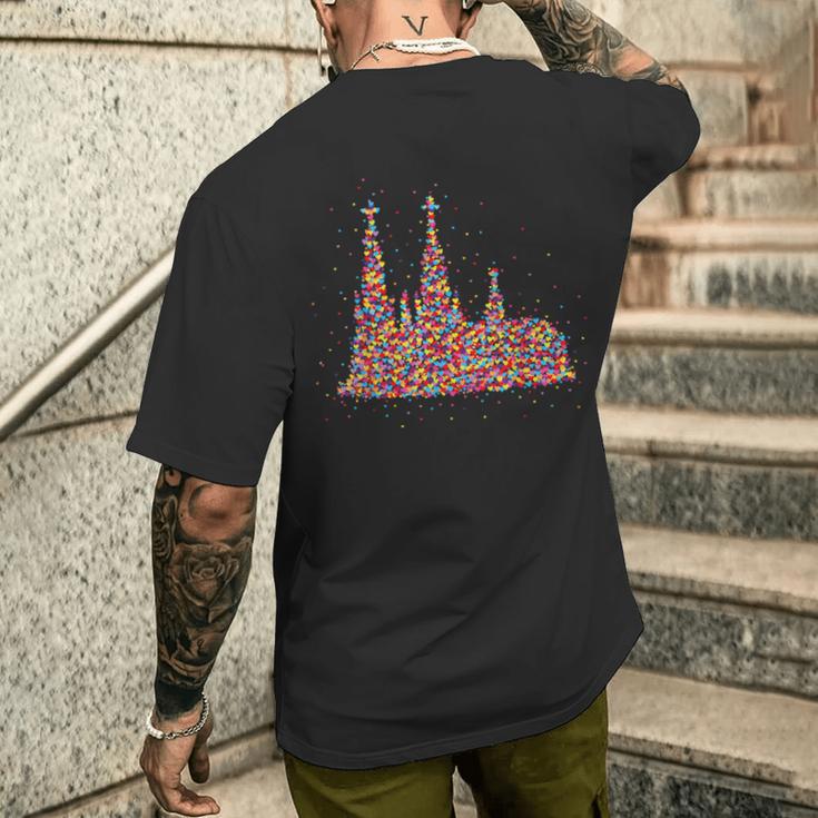 Cologne Cathedral Carnival Confetti Idea S T-Shirt mit Rückendruck Geschenke für Ihn