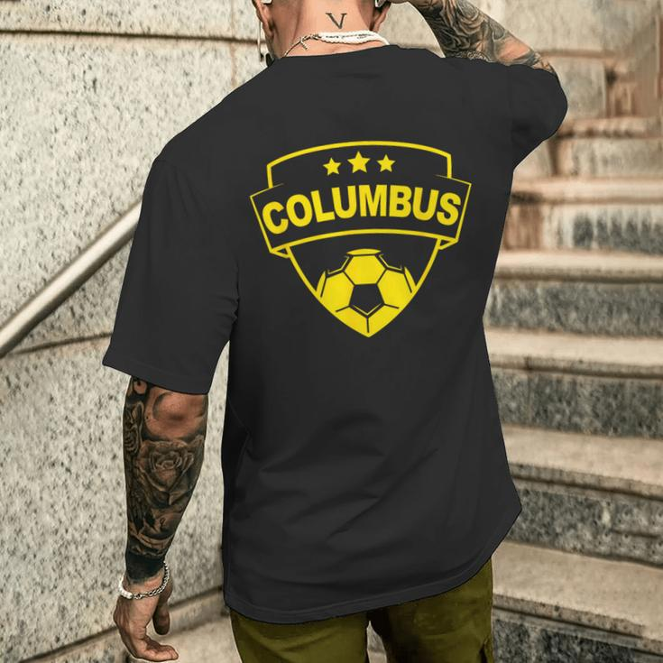 Columbus Throwback Classic Men's T-shirt Back Print Gifts for Him