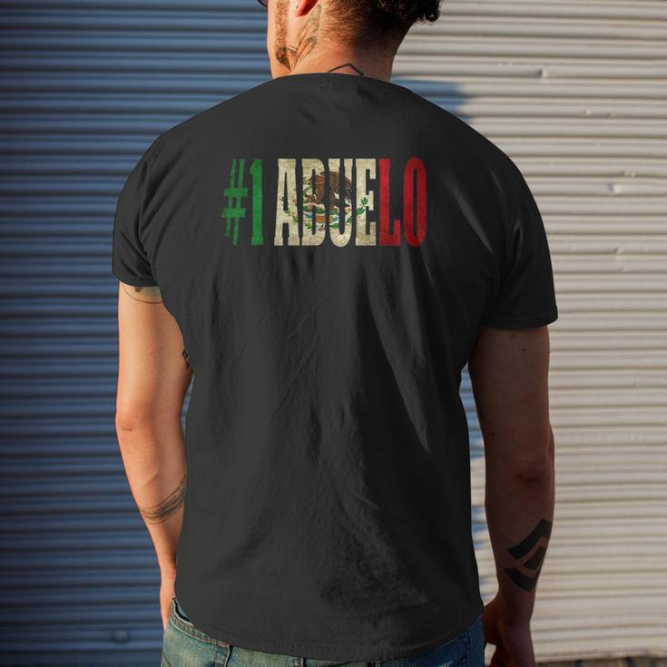 Cool Abuelo Mexican For Mexican Flag Mens Back Print T-shirt Gifts for Him