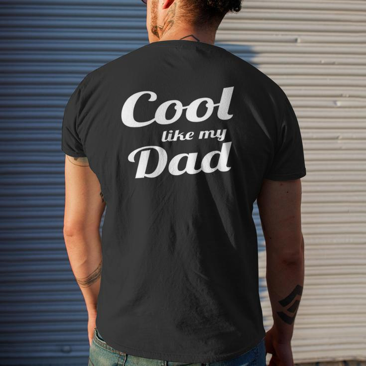 Cool Like My Dad Parents Family Tee Mens Back Print T-shirt Gifts for Him