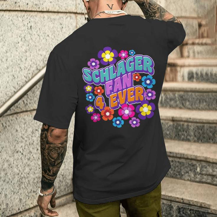 Cool Schlager Folk Music Hit Fan Hit Music Music T-Shirt mit Rückendruck Geschenke für Ihn