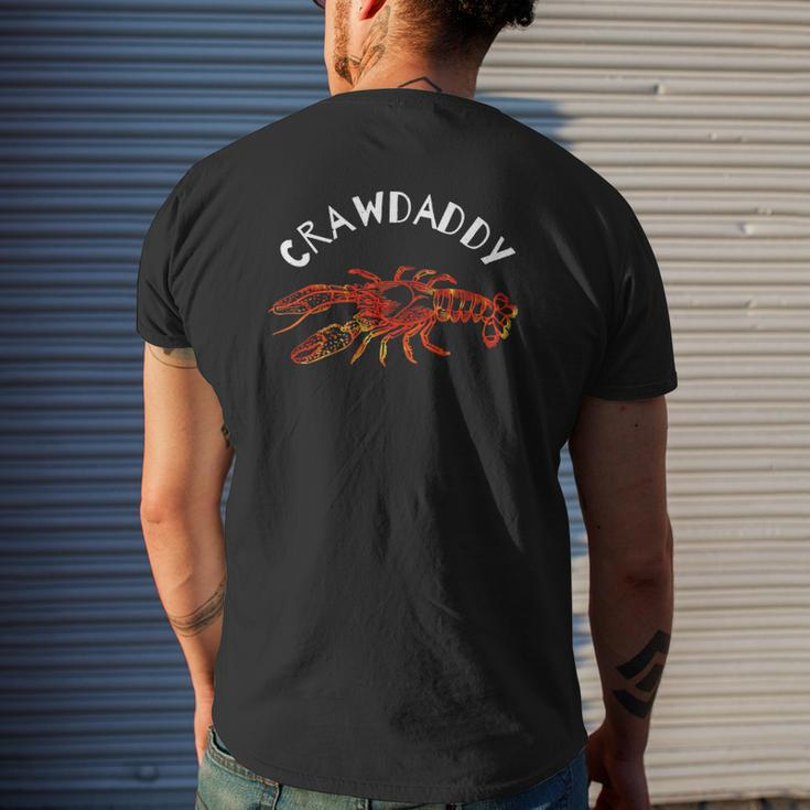 Crawdaddy Dad Tee Crawfish Boil Mens Back Print T-shirt Gifts for Him