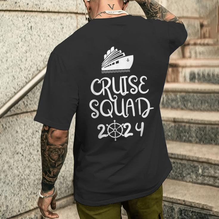 Cruise Squad 2024 Family Cruise Men's T-shirt Back Print Gifts for Him