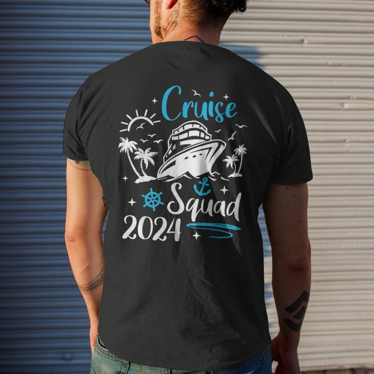 Cruise Squad 2024 Matching Family Vacation Cruise Ship 2024 Men's T-shirt Back Print Gifts for Him