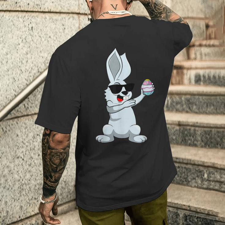 Dabbing Easter Bunny Easter Dab Dance Easter Bunny T-Shirt mit Rückendruck Geschenke für Ihn