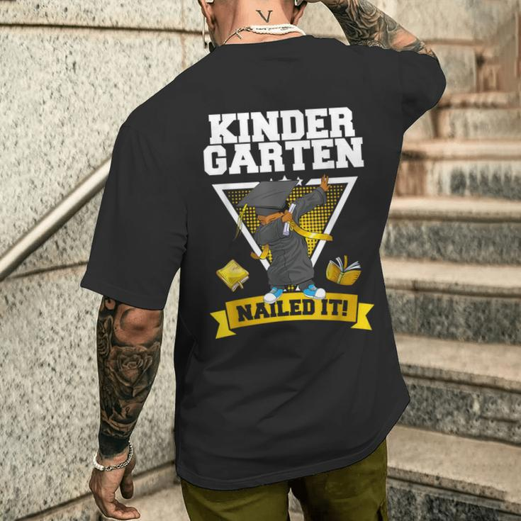 Dabbing Graduation Class Of 2024 Boy Kindergarten Nailed It Men's T-shirt Back Print Gifts for Him